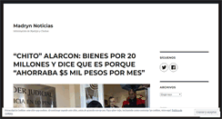 Desktop Screenshot of madrynoticias.com