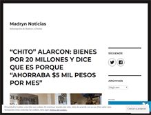 Tablet Screenshot of madrynoticias.com